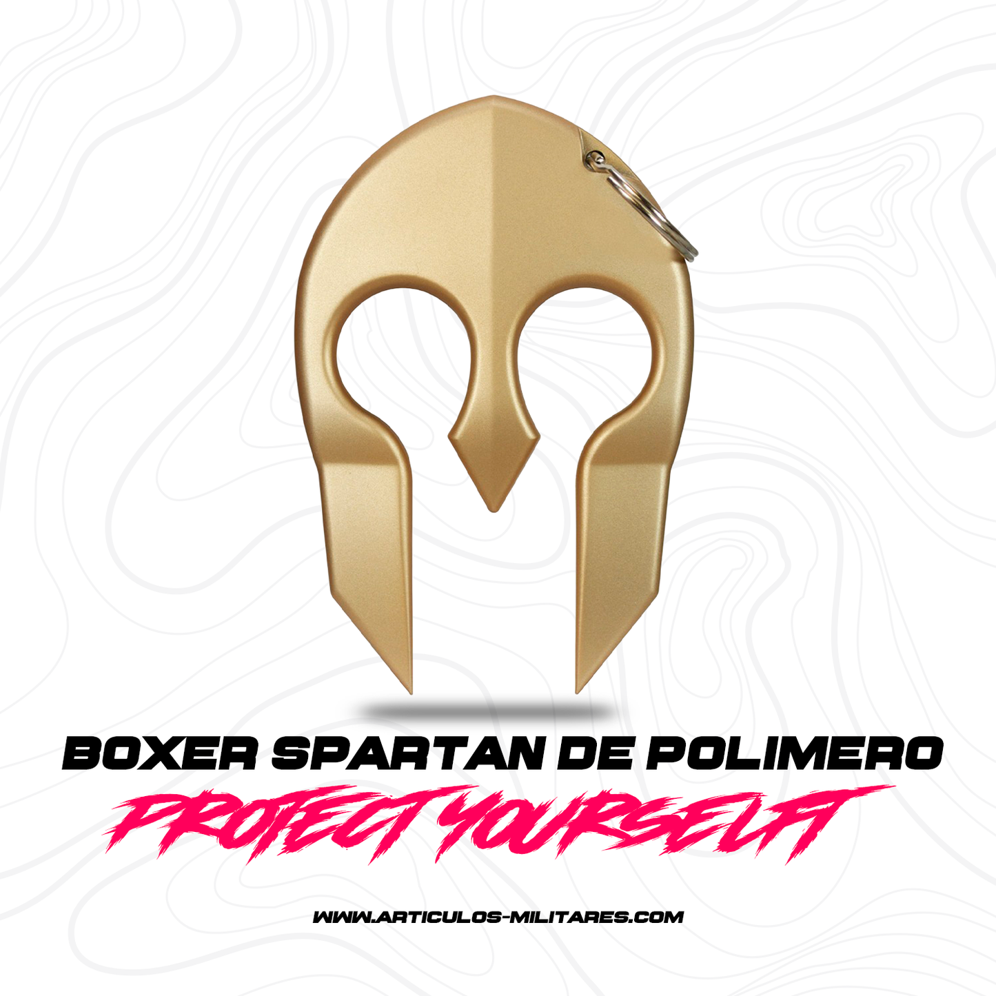 Boxer de Protección Llavero Defensa Personal ¡Espartano!