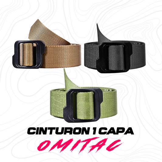 Cinturon Tactico Militar Ligero Omitac Hebilla De Polimero