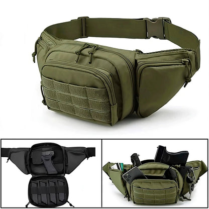 Cangurera Riñonera Táctica Porta Arma Residen Evil Militaría