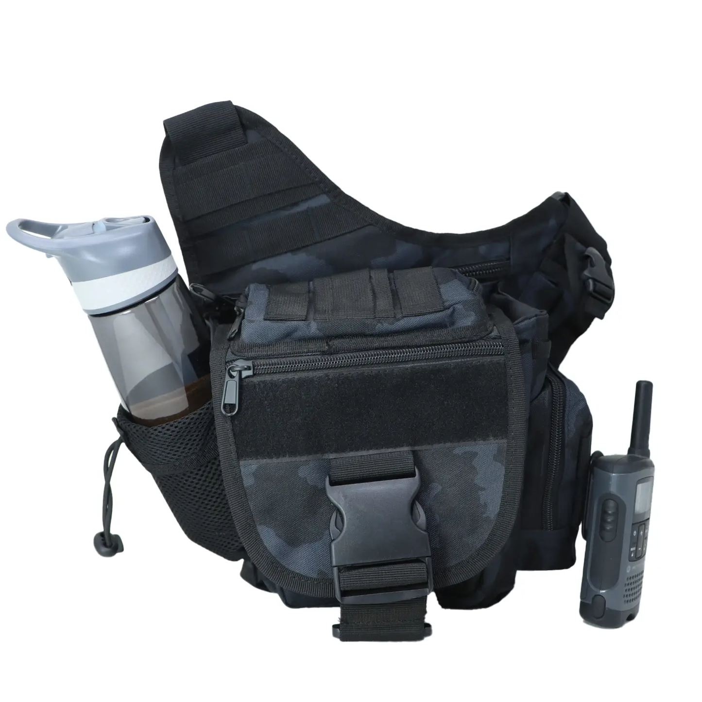 Mochila Tactica Pechera Con Correa 10 Bolsas