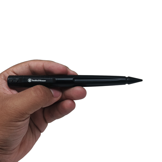 Pluma Tactica Smith & Wesson De Aluminio Tinta Color Negro