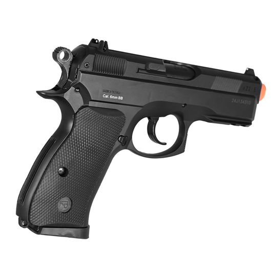 Pistola De Airsoft Asg Cz-75d 6mm De Resorte Polimero Ligero KIT