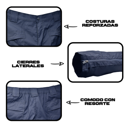 Pantalon Tactico De Aviador Repelente Multiples Bolsillos