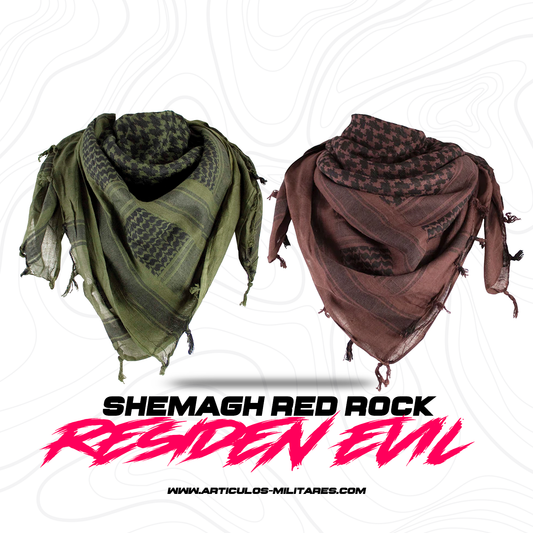 Shemagh Palestina Bufanda Red Rock 100% Algodon