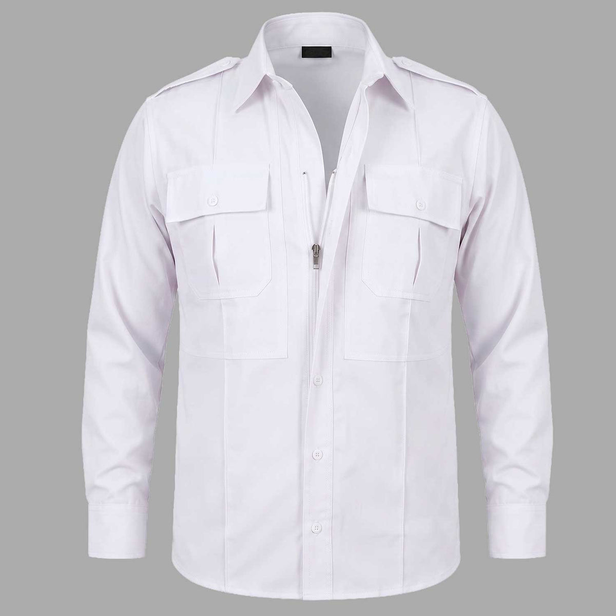 Camisa Tactica Uniforme Policia Cierre Simulado Manga Larga Residen Evil Militaría