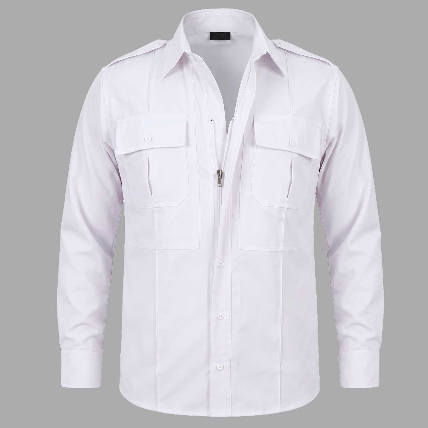 Camisa Tactica Uniforme Policia Cierre Simulado Manga Larga Residen Evil Militaría
