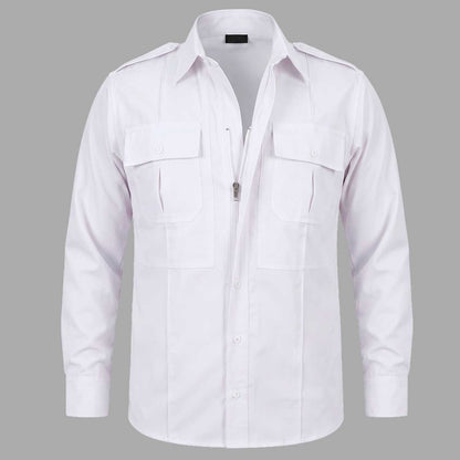Camisa Tactica Uniforme Policia Cierre Simulado Manga Larga Residen Evil Militaría