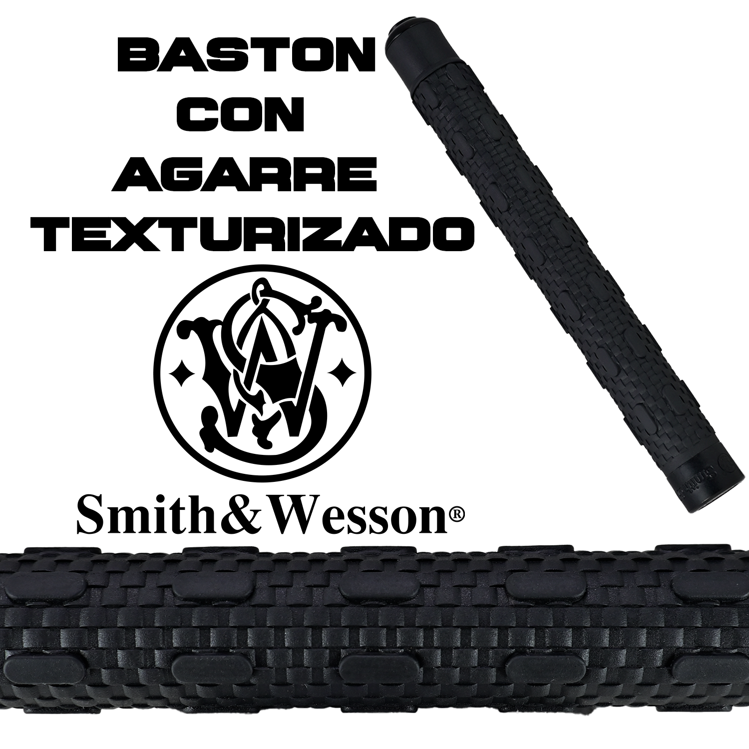 Baston Retractil 24 pulgadas Smith & Wesson