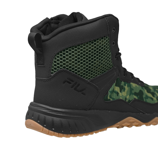 Botas Tacticas Fila Chastizer Negra Camu Cierre Original