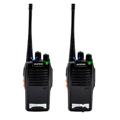 Pack 2 Radios Transmisor Walkie Talkie Baofeng Con Cargador