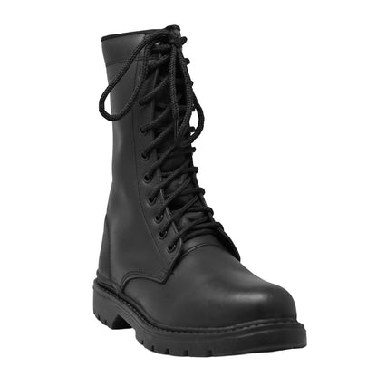 Botas Tácticas de Piel para Montaña con Cierre Lateral