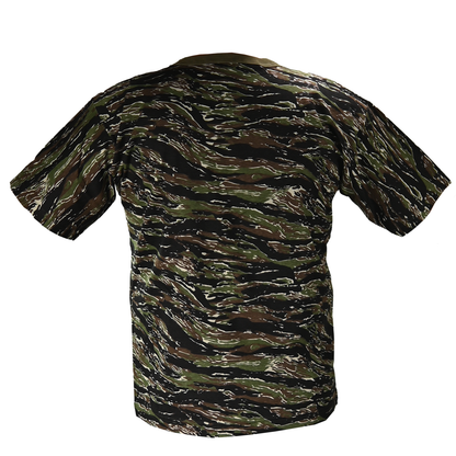 Playera Camuflada Manga Corta Algodón Hombre