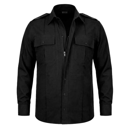 Camisa Tactica Uniforme Policia Cierre Simulado Manga Larga 5.11 Tactical