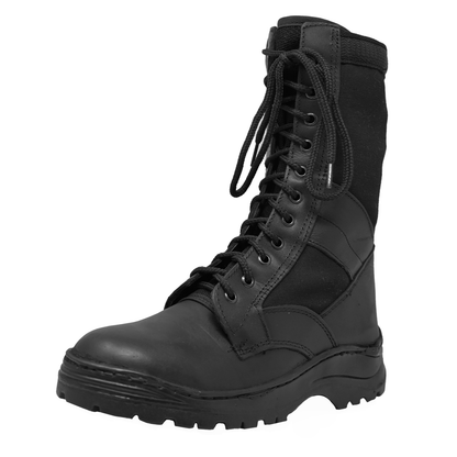 Botas Tacticas Militar De Piel Con Lona  Ligeras Para Seguridad