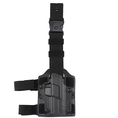 La Piernera Táctica CYTAC de 3 puntos está diseñada para ofrecer un porte seguro, estable y cómodo en situaciones tácticas, operativas o de entrenamiento. Su sistema de anclaje al cinturón proporciona una sujeción firme en la parte superior,