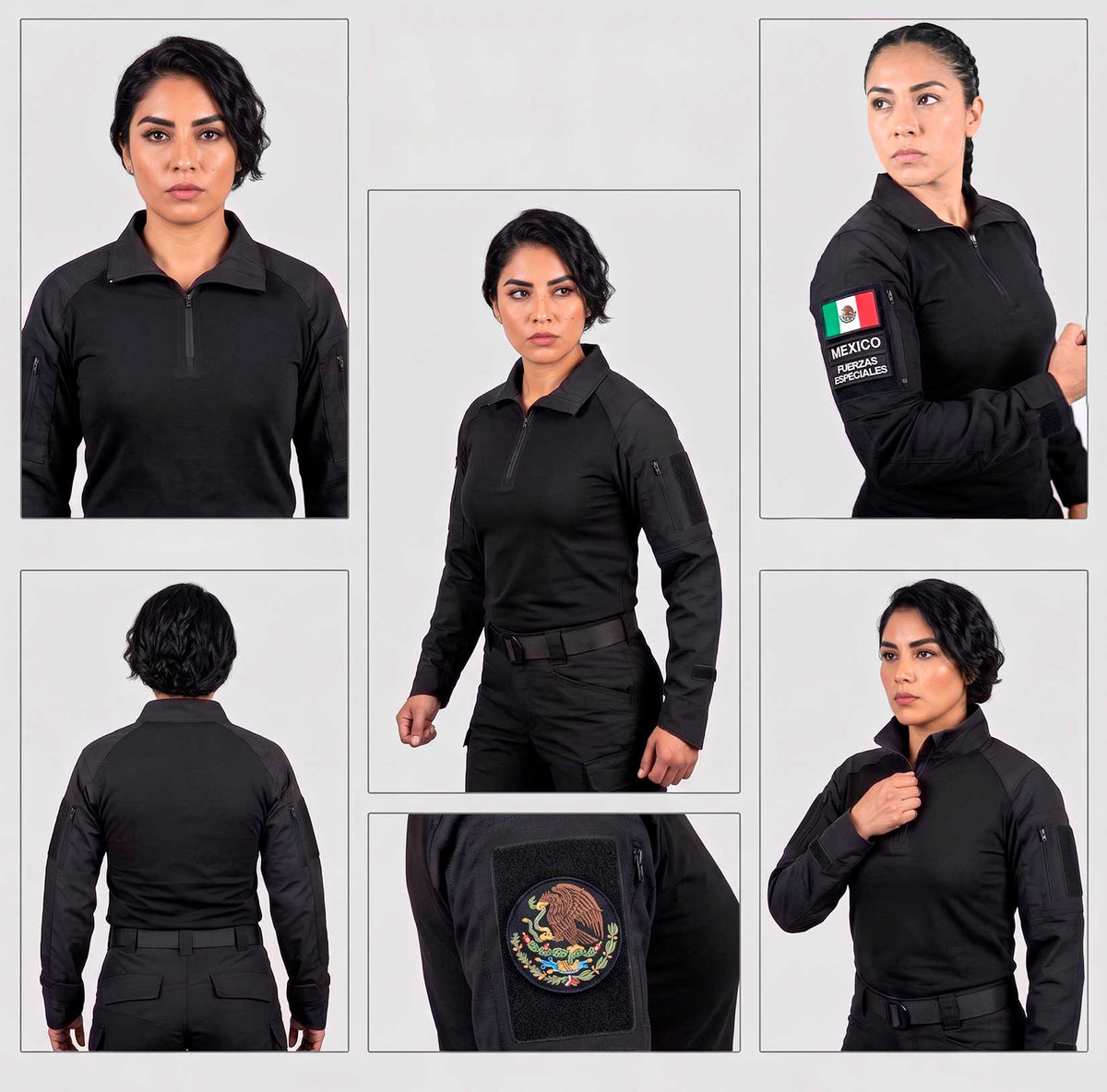 Playera Camisa Táctica Rápida De Combate Porta Parche Policial Residen Evil Militaría