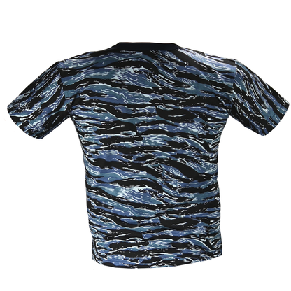 Playera Camuflada Manga Corta Algodón Hombre