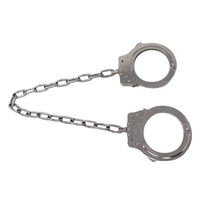 Esposas Policiales Con Cadena Para Pies De Acero