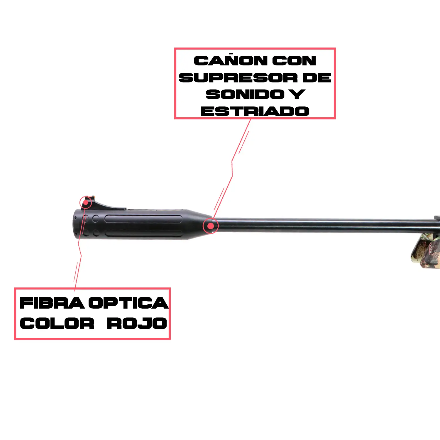 RIFLE DE TIRO DEPORTIVO MAGNUM CAMU 900 FPS 5.5MM