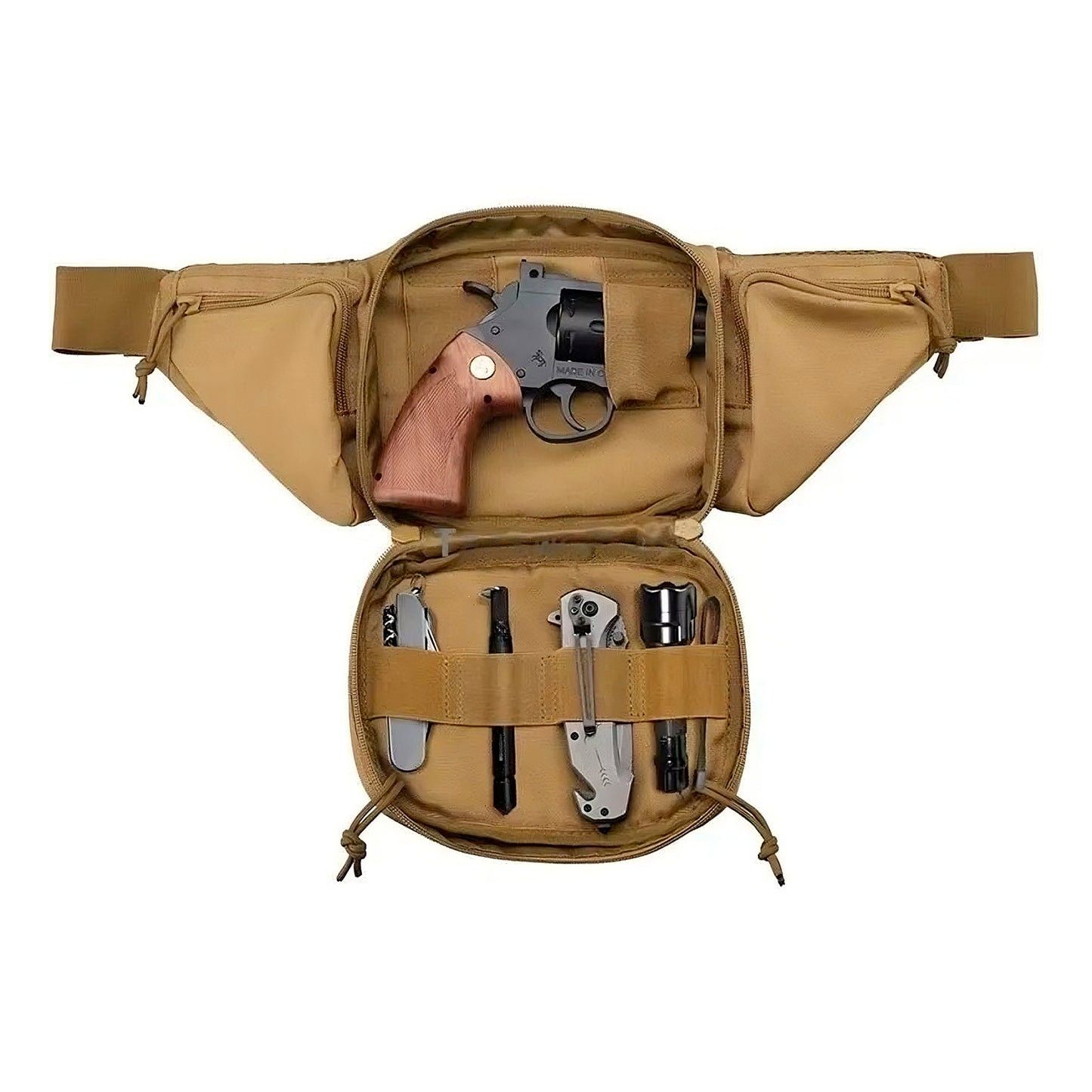 Cangurera Riñonera Táctica Porta Arma