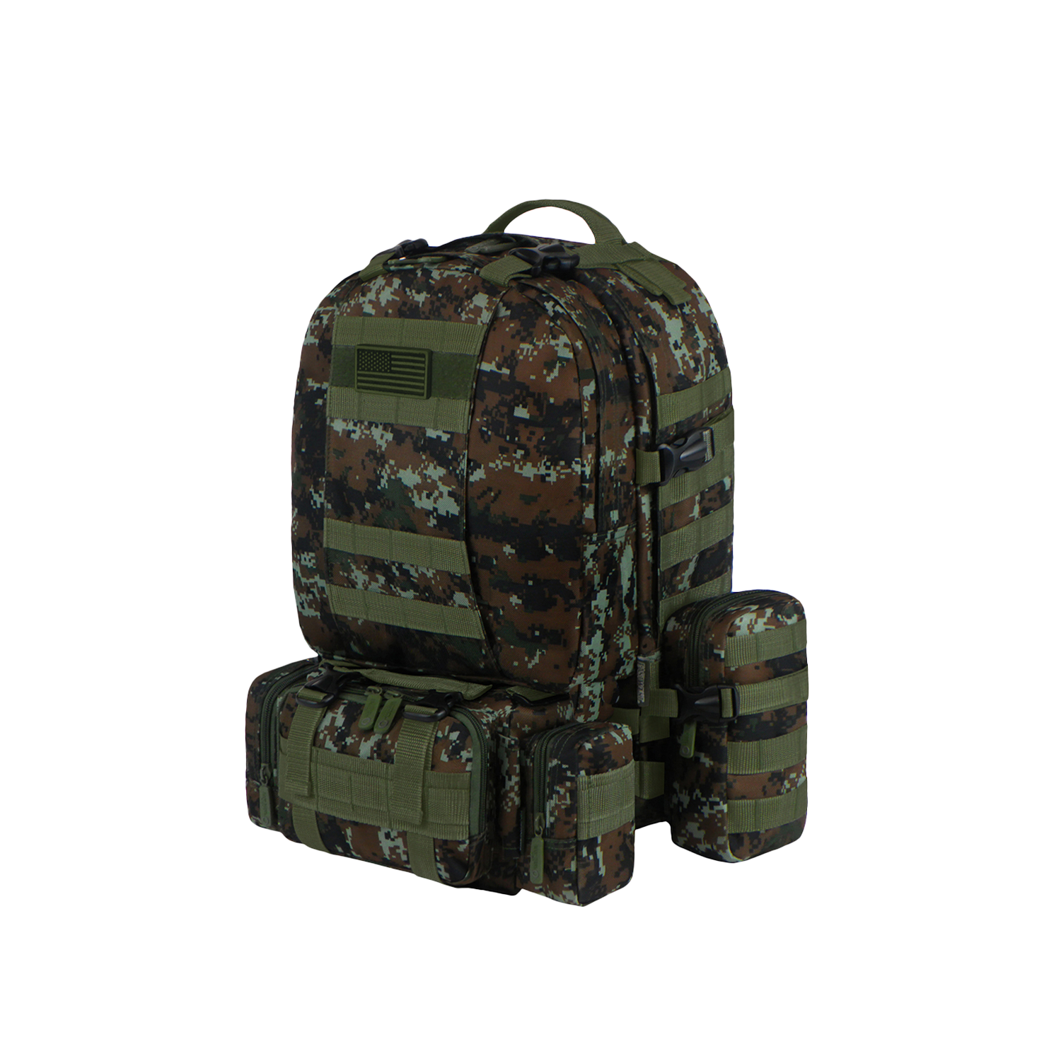 Mochila Táctica Impermeable 4 En 1 Molle Eastwest Rtc505