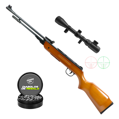 Rifle Deportivo De Aire Aztk Lince 5.5 Mm KIT