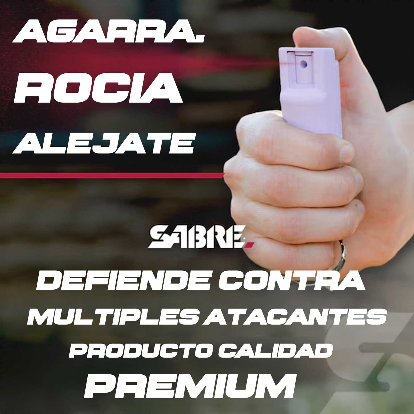 Gas Pimienta Spray Llavero 15 Gramos SABRE Sabre