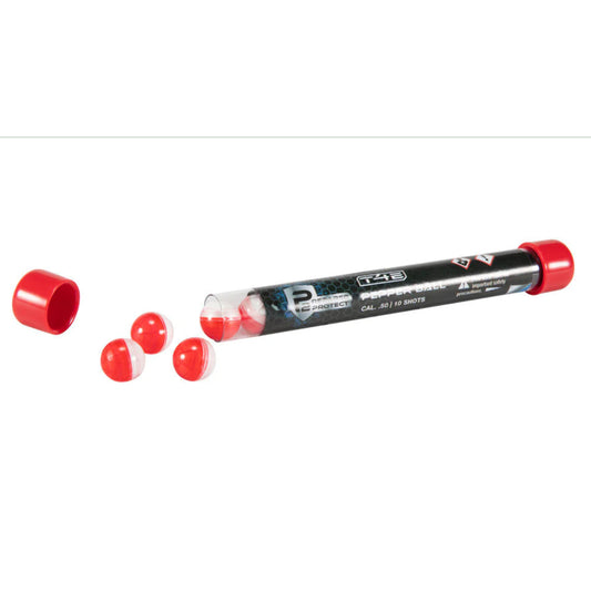 10 Bolas De Pimienta T4e P2p Pepper Ball Para Pistola Hdp50