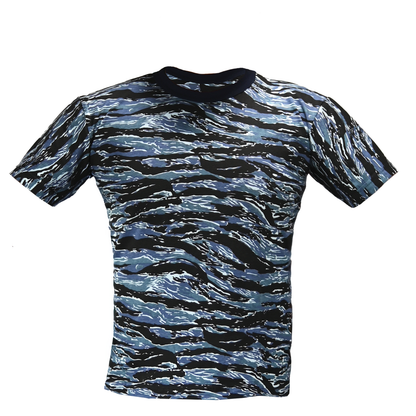 Playera Camuflada Manga Corta Algodón Hombre