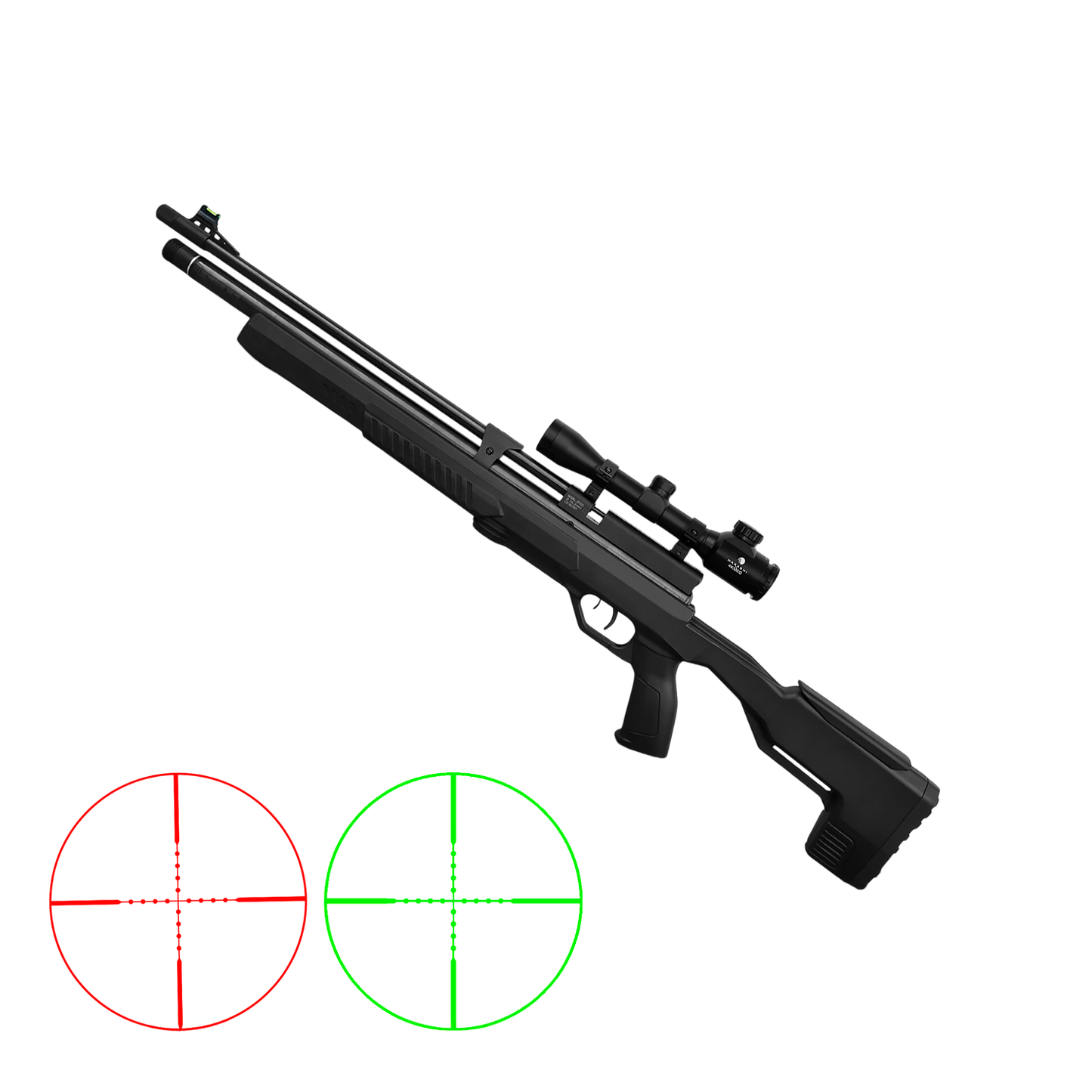 Rifle De Diabolos 5.5mm Accion Pcp Crosman Icon 900 Fps KIT