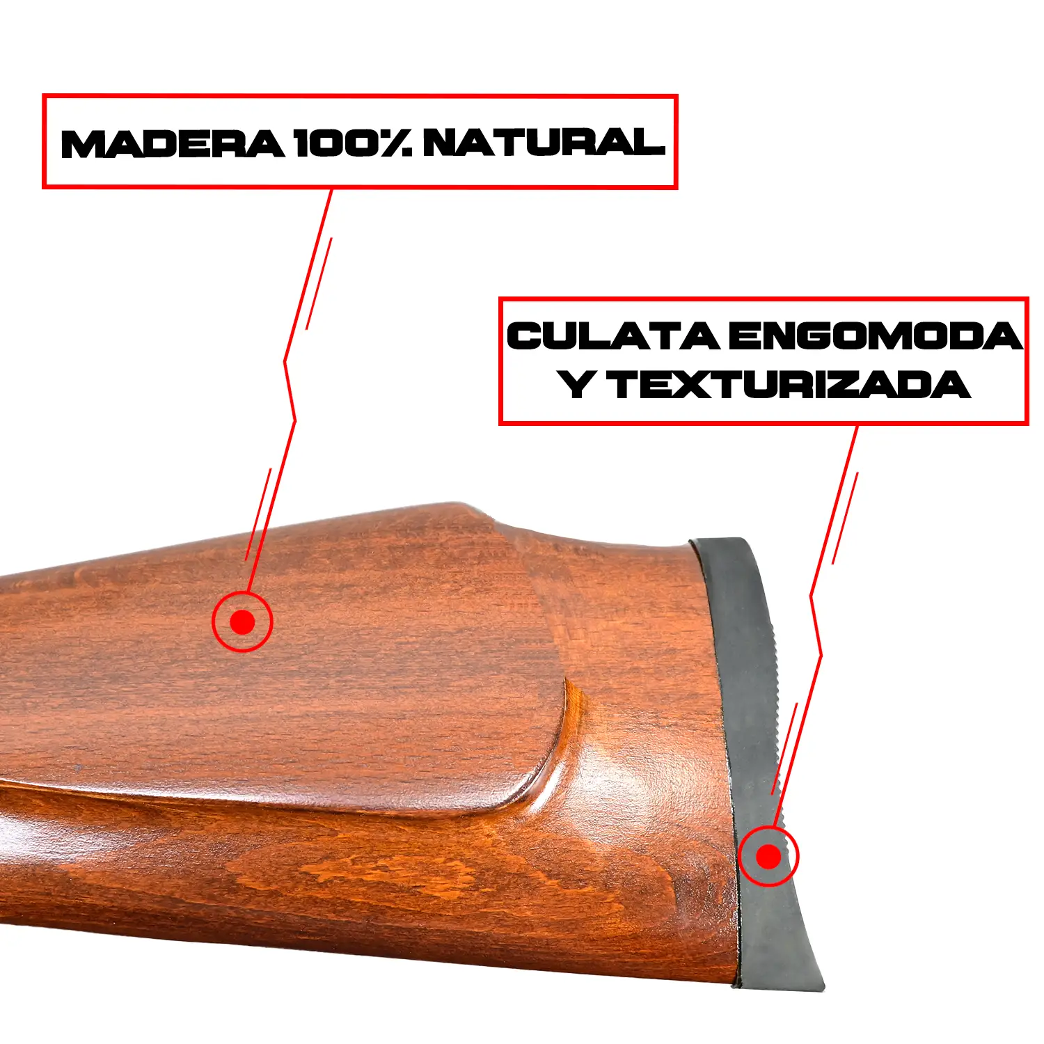 Rifles De Aire Xisico XS12 Acabado De Madera 5.5mm 620 Fps