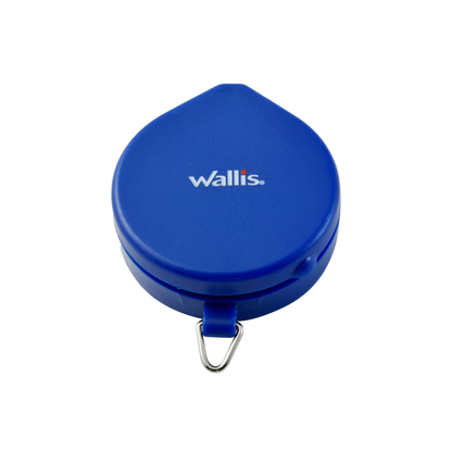 Brújula Escolar Azul con cordón para colgar