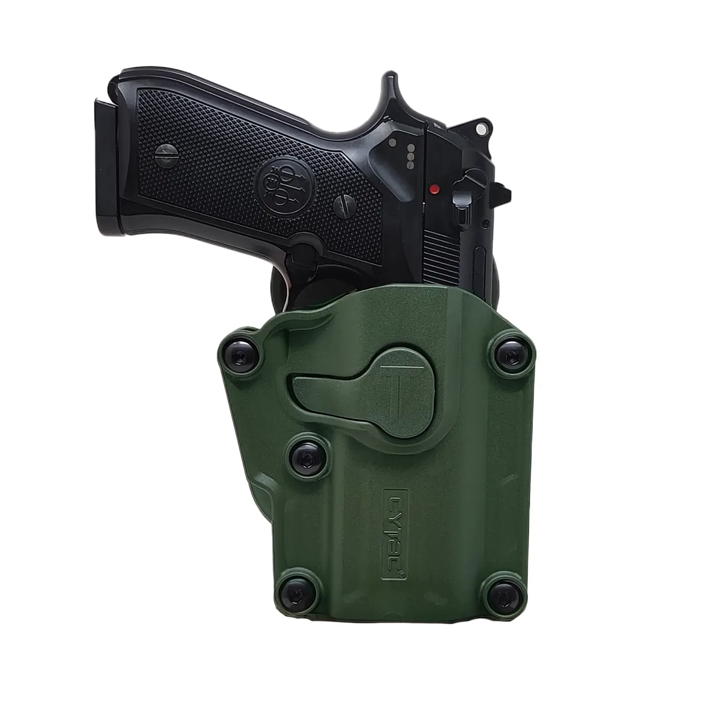 Funda Para Arma Universal Cytac Verde Polimero Militar
