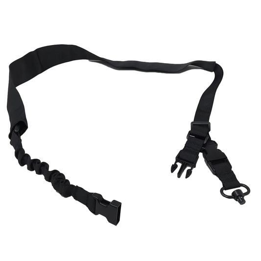 Porta Fusiles Tacticos De Bolla Bungee Tacbull 1 Punto Eslabon Giratorio