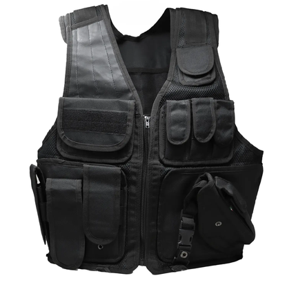 Chaleco Tactico Con Porta Pistola Y Cargadores Ajustable