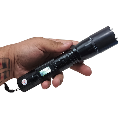 Linterna Taser Defensa Personal con apuntador Laser Police