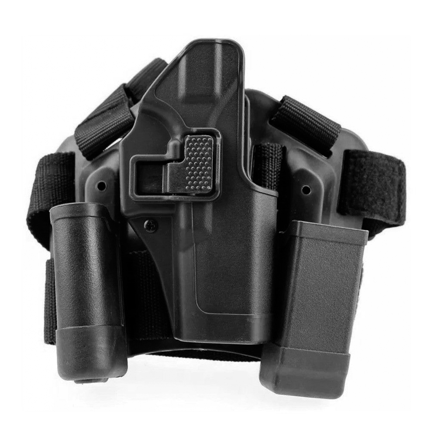 Funda Holster Piernera Diestro Para Glock Con Seguro Serpa