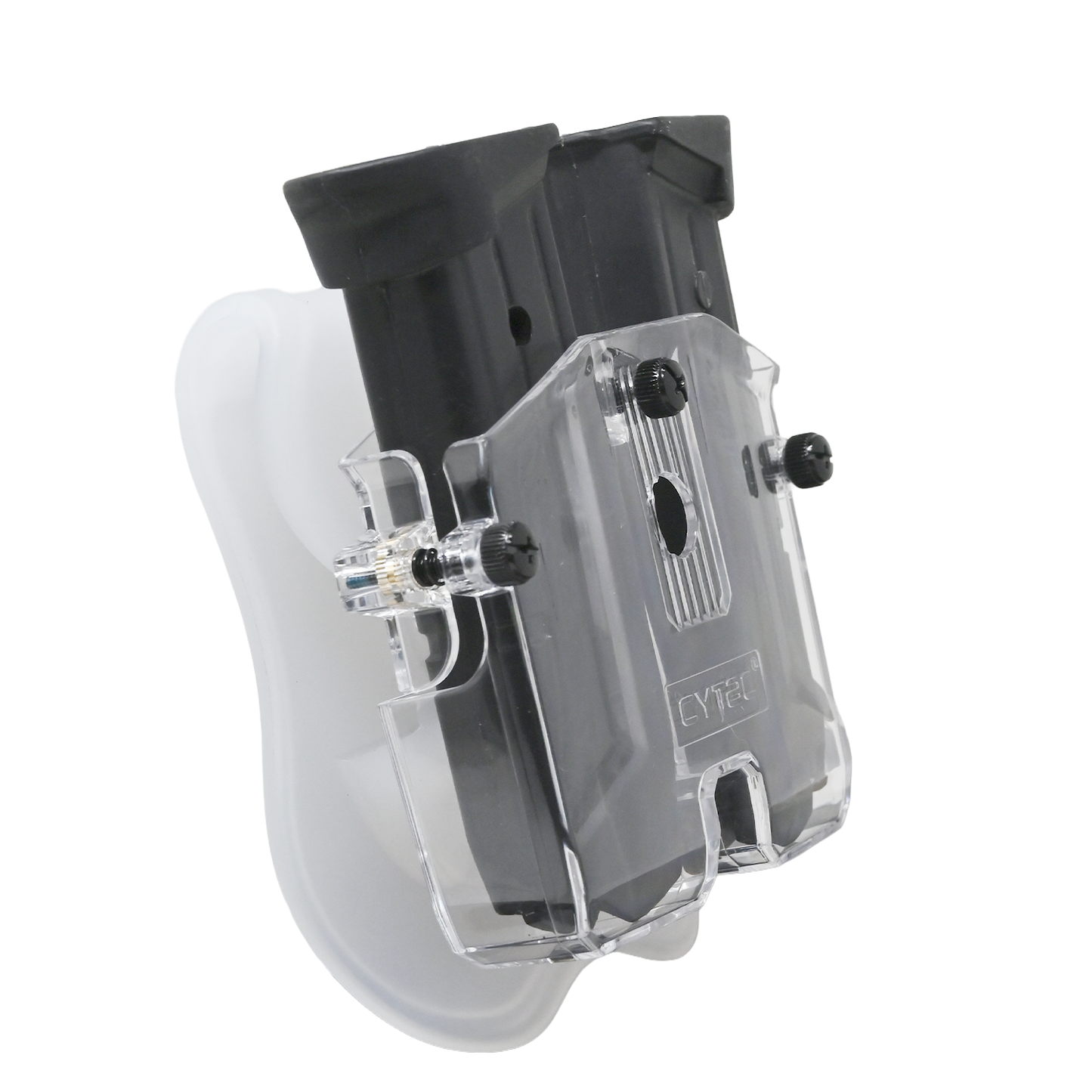 Porta Cargador Doble Funda Universal Cytac Transparente