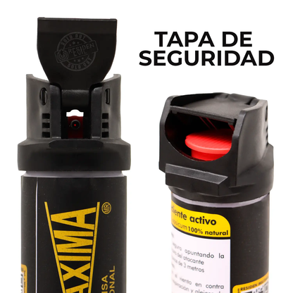 Gas Pimienta 90g 10 piezas Con Tapa de seguridad Máxima