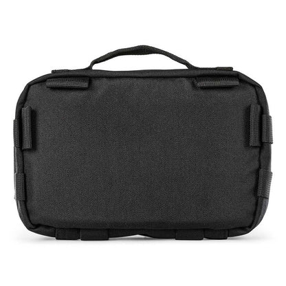 Base reforzada de la mochila táctica 5.11 MOAB 3 con correas MOLLE. Alta durabilidad para condiciones exigentes y uso prolongado.
