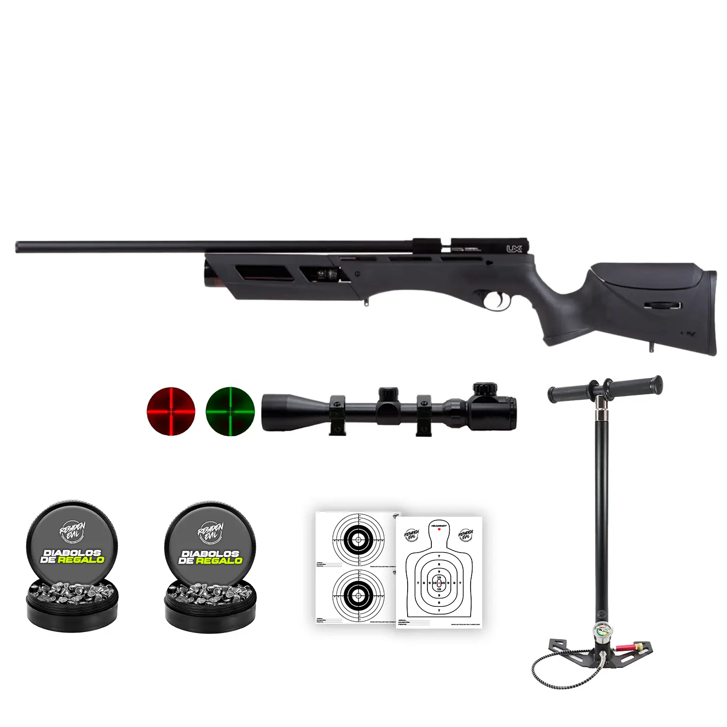 Rifle De Aire Umarex Gauntlet Gen 1 Pcp 6.3mm Kit De Cacería