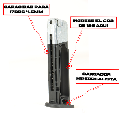 Pistola Beretta 84fs De Co2 Blowback Full Metal UMAREX UMAREX