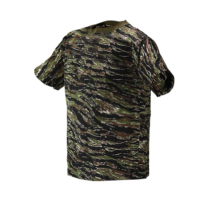 Playera Camuflada Manga Corta Algodón Hombre