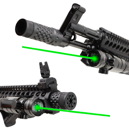 Mira Tactica Laser Verde Con Montura Residen Evil Militaría