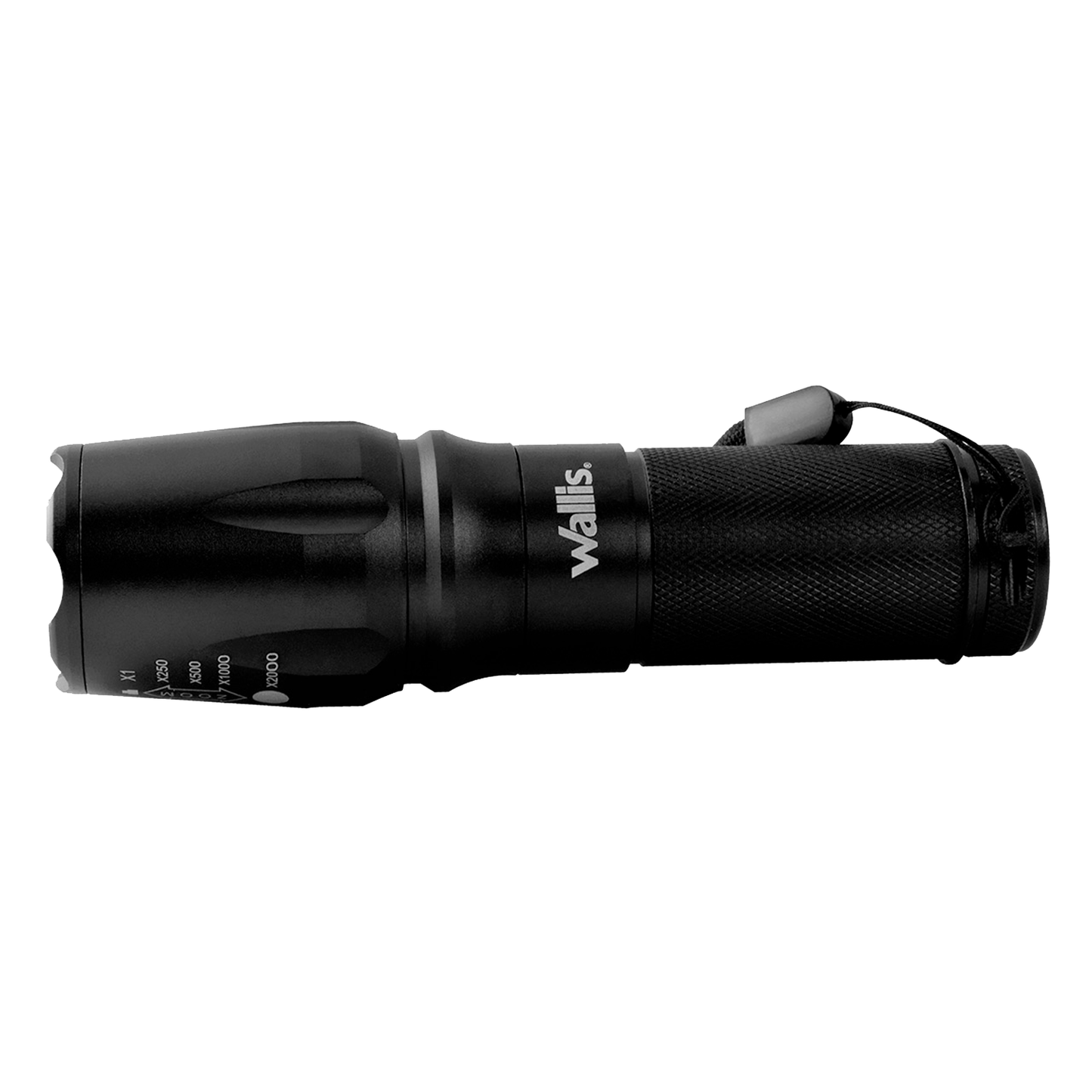 Linterna De Luz Led Recargable Con Zoom, Negro, Linterna Negro Luz Blanco