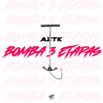 Bomba Pcp 3 Etapas 300 Bar 4500 Psi   Cromada AZTK