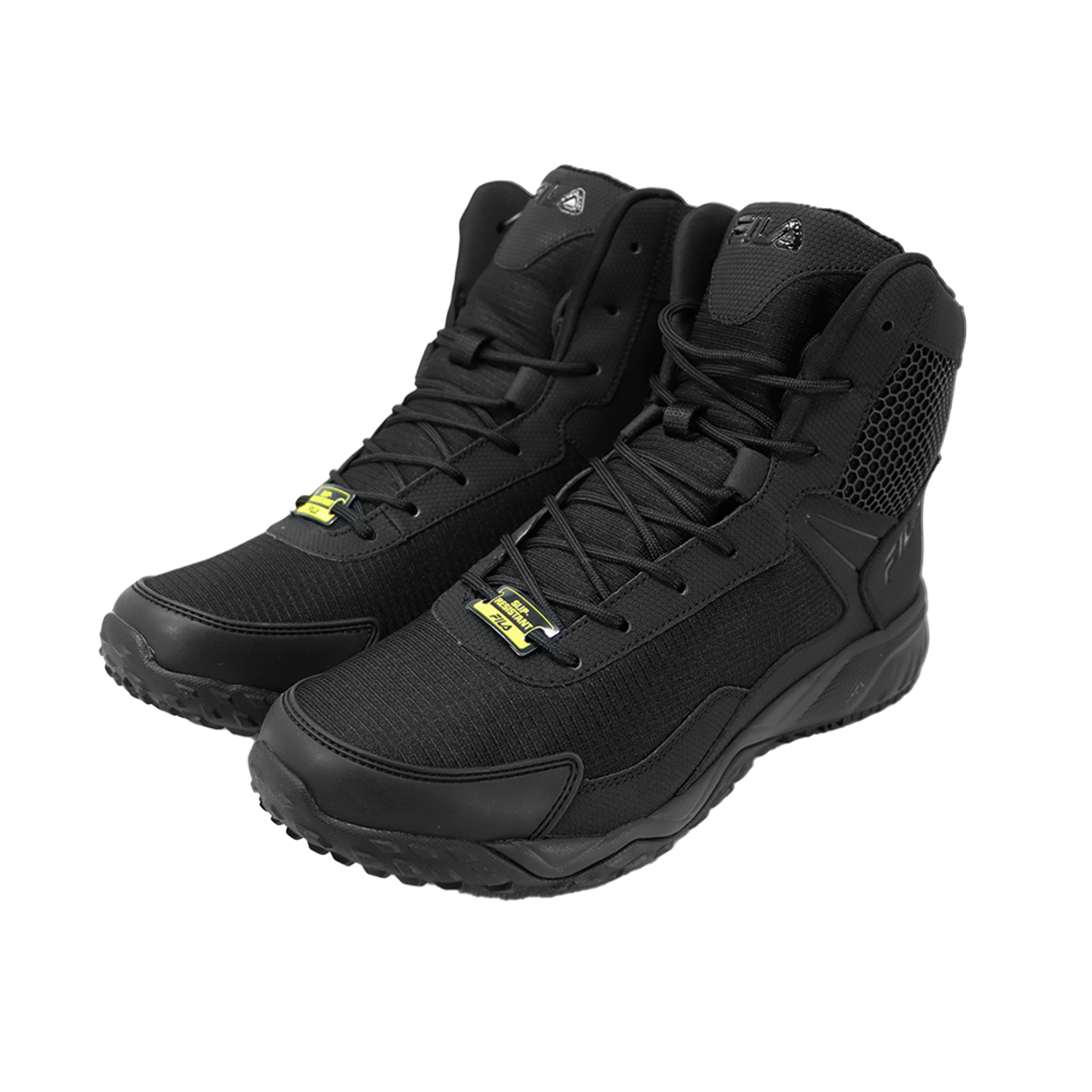 Botas Tácticas Chastizer Negra Suela Slip Resistant FILA