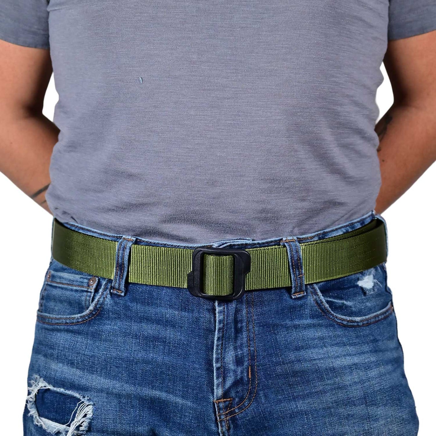 Cinturon Tactico Militar Omitac Doble Vista Porta Accesorios