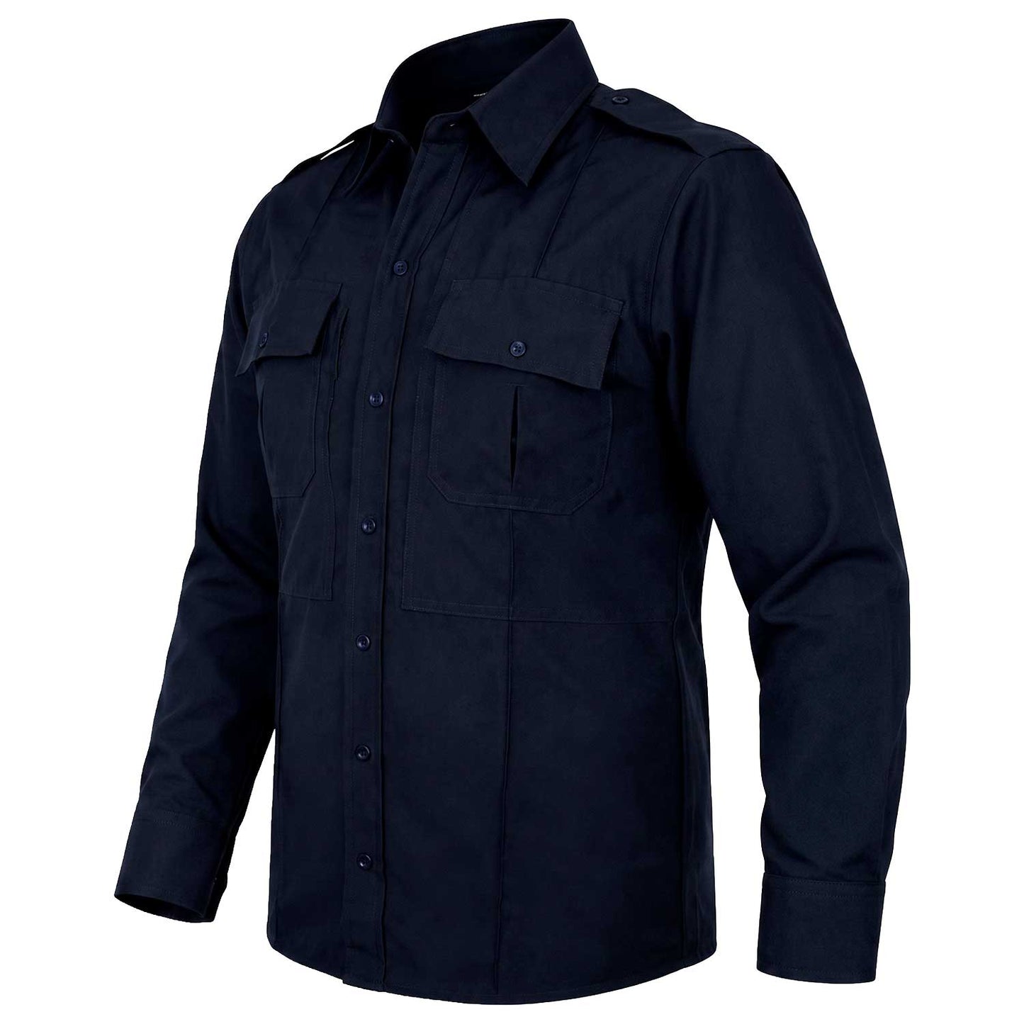 Camisa Táctica Uniforme Azul Marino Manga Larga Policía Residen Evil Militaría