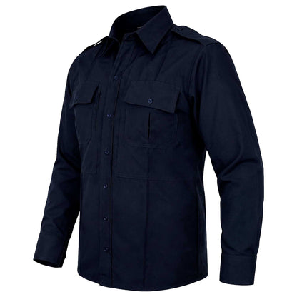 Camisa Táctica Uniforme Azul Marino Manga Larga Policía Residen Evil Militaría